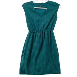 j crew factory green dress Strapless Jade Ruched Short Homecoming Dress – Ohmollydress main image 0